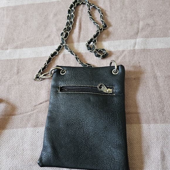 Stud and Rhinestone Mini Crossbody Purse - Picture 3 of 3